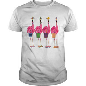 Four Lady Flamingos Shirt